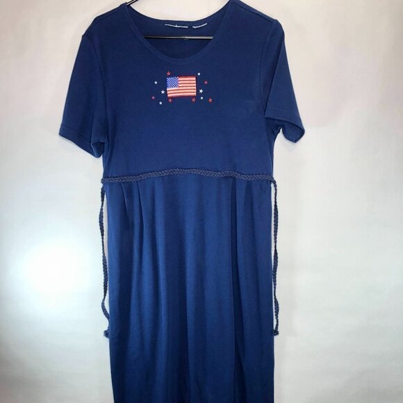 𝅺BLUE Maxi Dress S/M - Picture 1 of 2